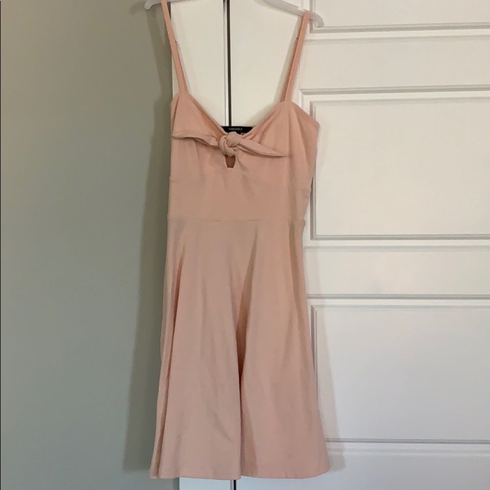Pink forever21 skater dress